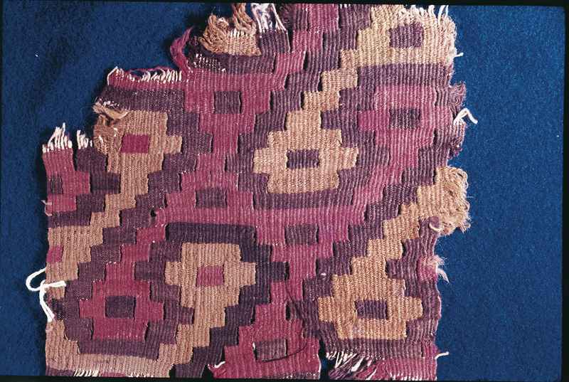 die kultur nazca mit details der textilen figur mythischen