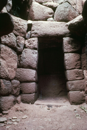 architektonische details der chavin kultur von huantar
